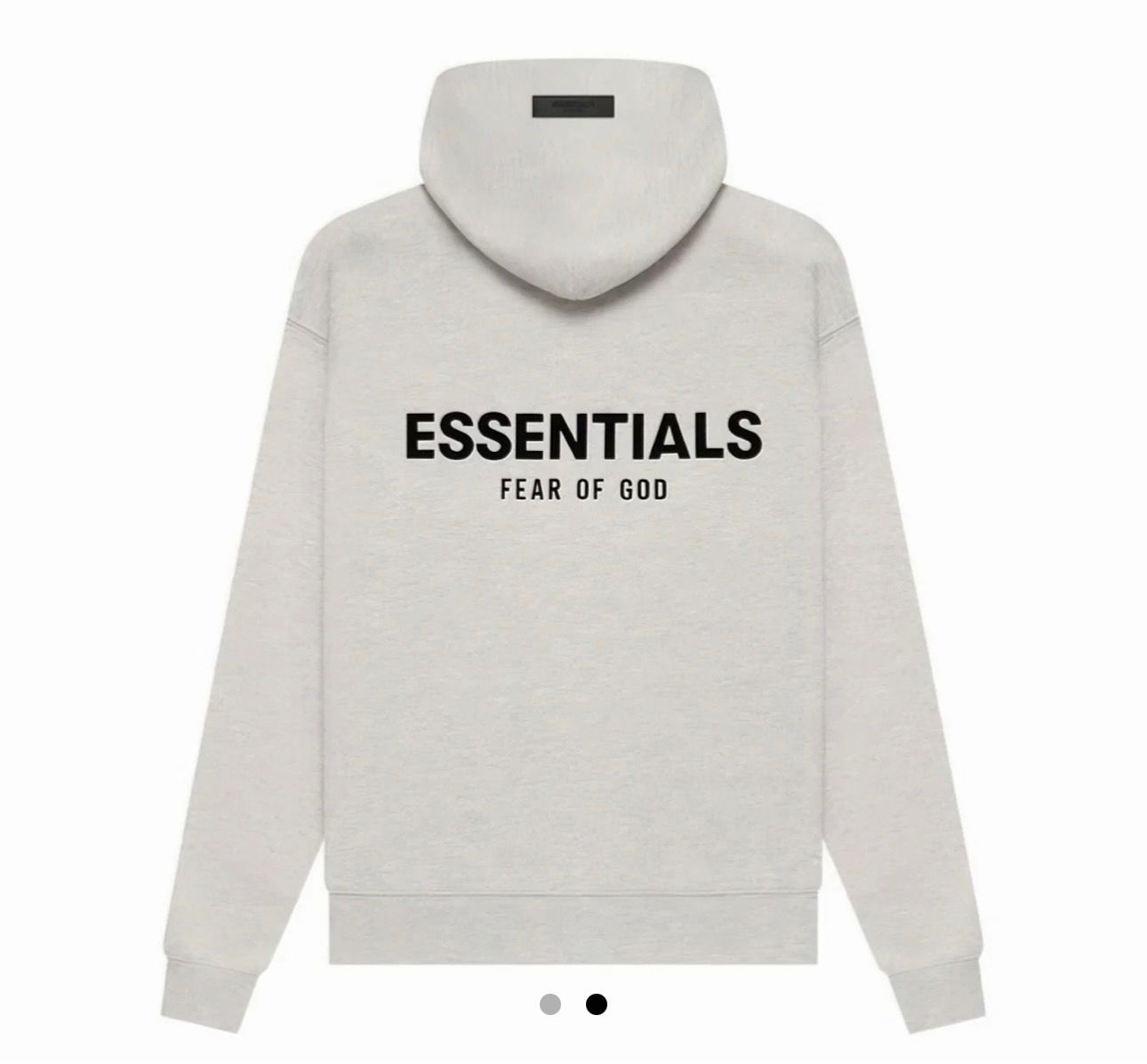 ESSENTIALS HOODIE GRIS CLARO