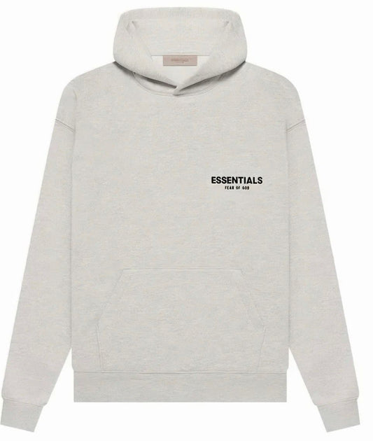 ESSENTIALS HOODIE GRIS CLARO